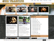 Tablet Screenshot of gymtraining.org